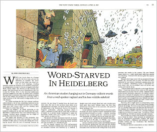 Word-Starved In Heidelberg