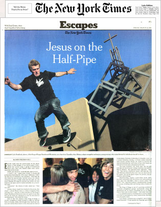 Jesus on the Half-Pipe